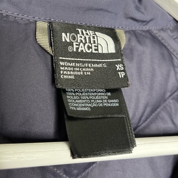 The North Face Women’s 550 Flare Goose Down Full Zip Jacket Dark Purple Blue XS‎ - Picture 10 of 12
